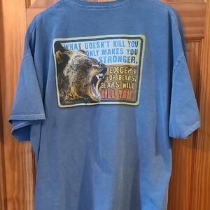 Blue 84 Vintage Wash Blue Tee